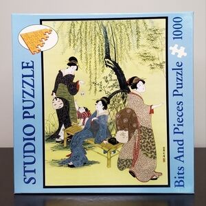 Bits And Pieces "Three Ladies" 1000 Piece Jigsaw Puzzle - Geisha Japanese Asian
